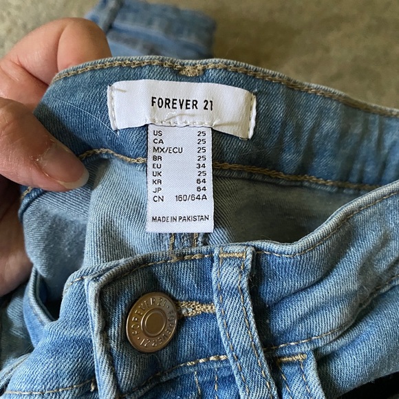 3 pairs Forever21 skinny jeans - Picture 4 of 5